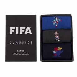 Set Di 3 Calzini Copa Football Coupe Du Monde 1990 - 1994 - 1998