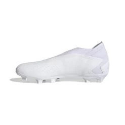 Scarpe Da Calcio Senza Lacci Adidas Predator Accuracy.3 - Pearlized Pack -Negozio Di Attrezzature Per Il Calcio adidas fz6111 4 footwear photography side medial center view white 000