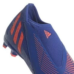 Scarpe Da Calcio Per Bambini Adidas Predator Edge.3 Laceless Firm Ground -Negozio Di Attrezzature Per Il Calcio adidas gw2359 8 footwear photography detail view 1 white 000
