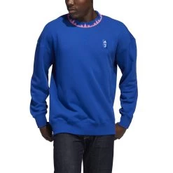 ADIDAS Felpa Juventus Turin Lifestyler Crew 2022/23 -Negozio Di Attrezzature Per Il Calcio adidas hd8880 4 apparel on model front view white