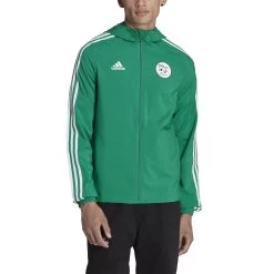 ADIDAS Giacca Impermeabile Algérie -Negozio Di Attrezzature Per Il Calcio adidas hf1463 4 apparel on model front view white