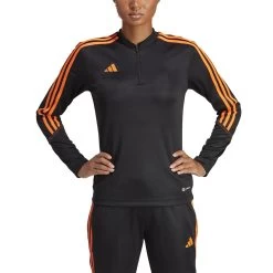 Giacca Da Tuta Da Donna Adidas Tiro 23 Club -Negozio Di Attrezzature Per Il Calcio adidas hz0190 4 apparel on model front view white