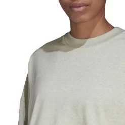 Felpa Da Donna Adidas Sportswear Studio Lounge Summer -Negozio Di Attrezzature Per Il Calcio he1717 8 apparel on model detail view 1 white