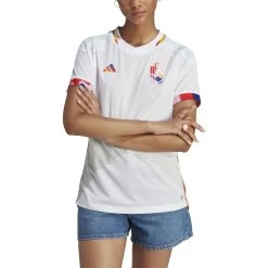 ADIDAS Maglia Outdoor Donna Coppa Del Mondo 2022 Belgique -Negozio Di Attrezzature Per Il Calcio he6636 5 apparel on20model front20view white