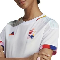 ADIDAS Maglia Outdoor Donna Coppa Del Mondo 2022 Belgique -Negozio Di Attrezzature Per Il Calcio he6636 8 apparel on20model detail20view201 white