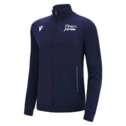 MACRON Felpa In Cotone Con Zip Sale Sharks Travel Player 2022/23